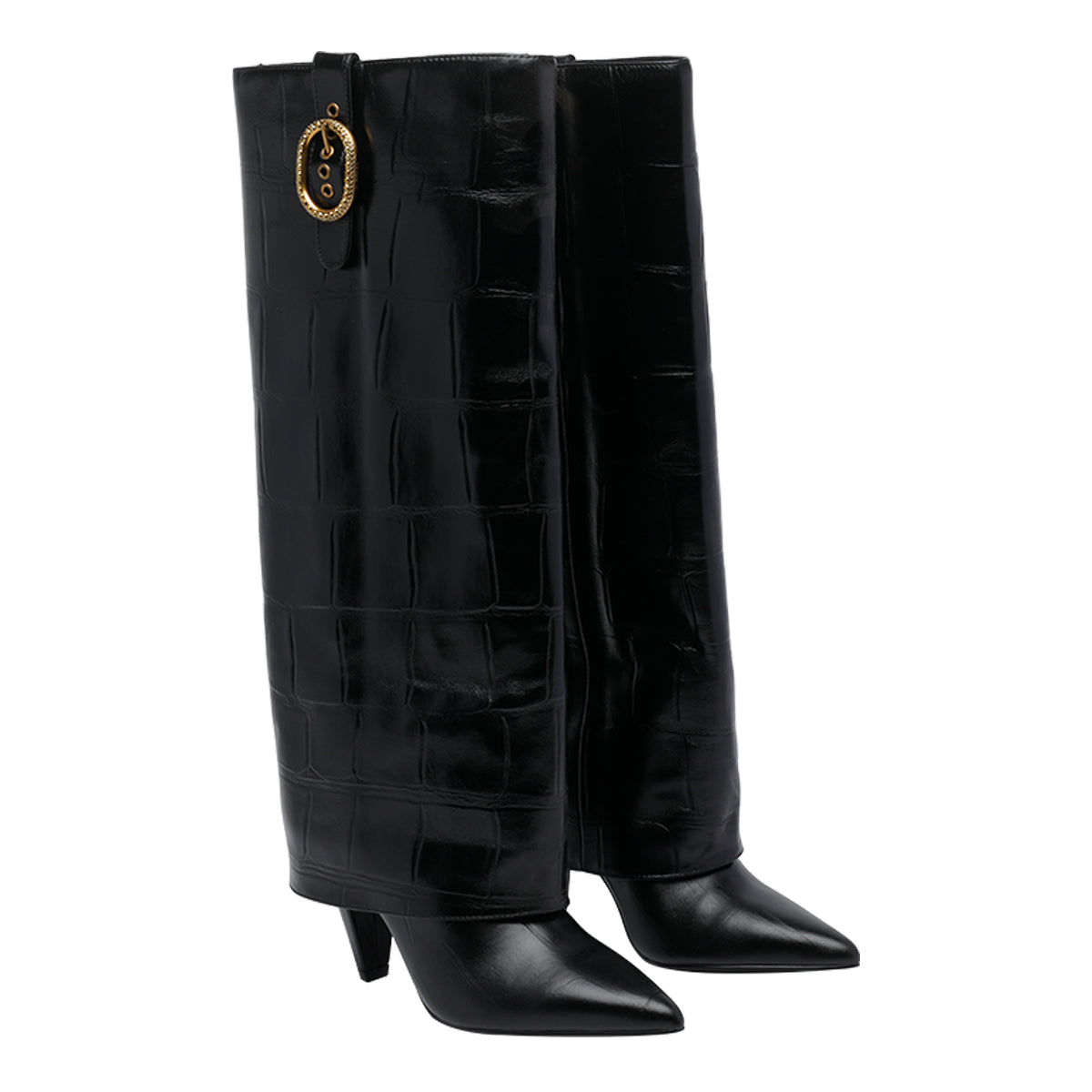 Kurt Geiger Boots Black Calf Leather/ Rubber Sole