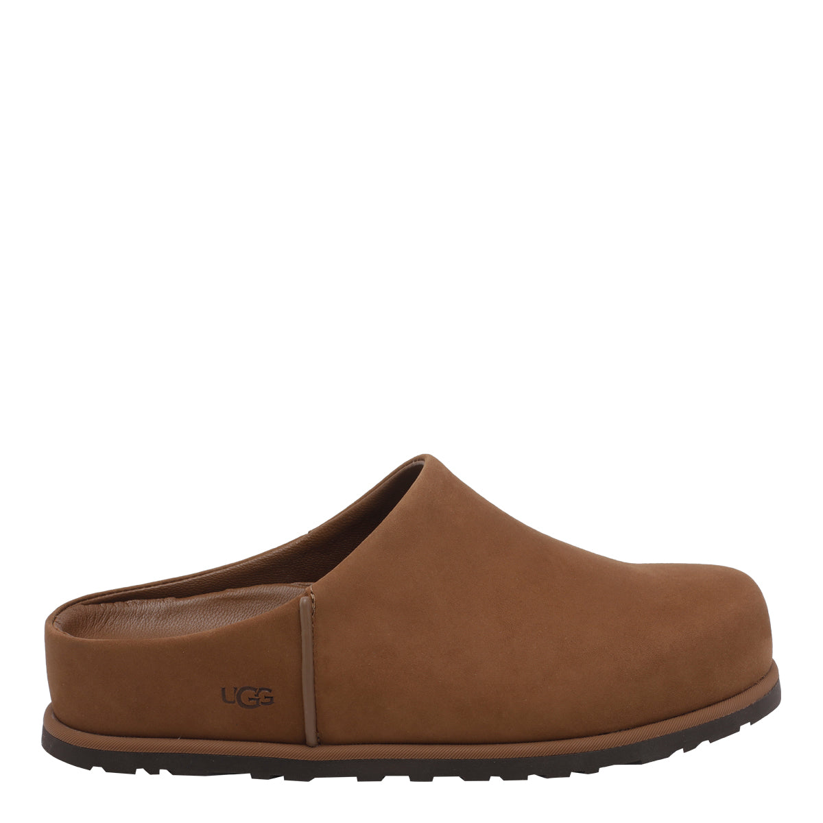 Ugg Sandals Brown Calf Leather /rubber Sole