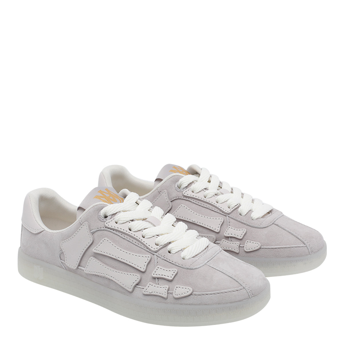 Amiri Sneakers Grey Calf Leather/ Rubber Sole