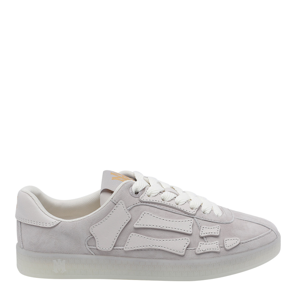 Amiri Sneakers Grey Calf Leather/ Rubber Sole