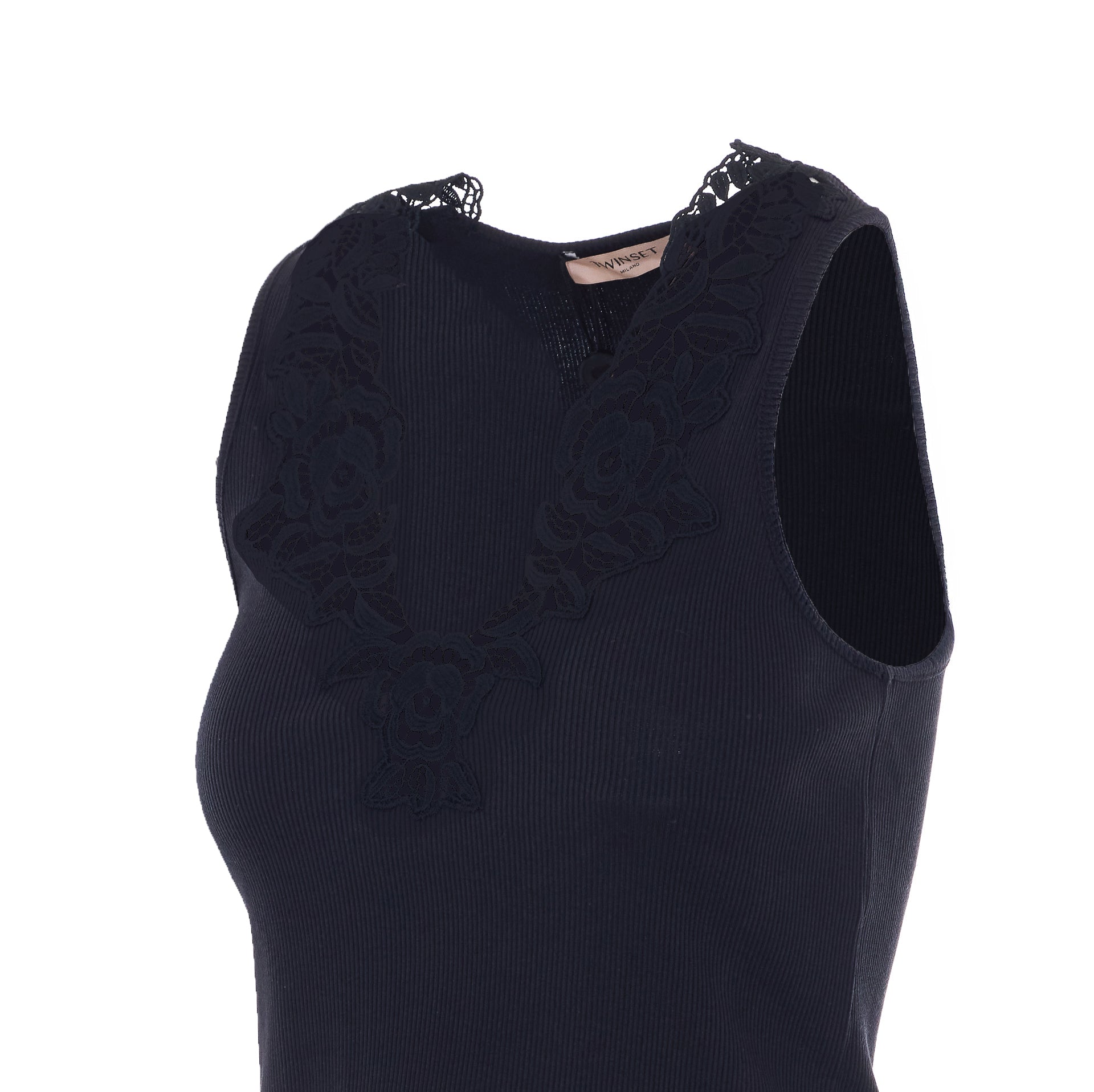 Twin-Set T-Shirts And Polos Black Cotton
