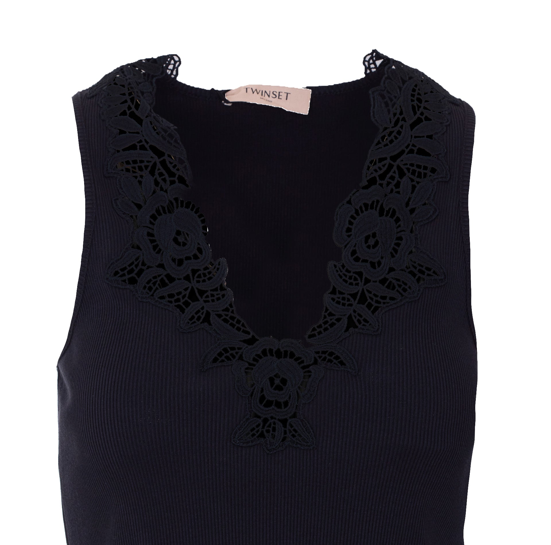Twin-Set T-Shirts And Polos Black Cotton