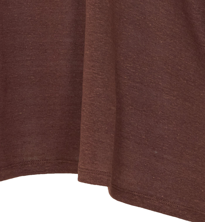 Not Shy T-Shirts And Polos Brown Linen