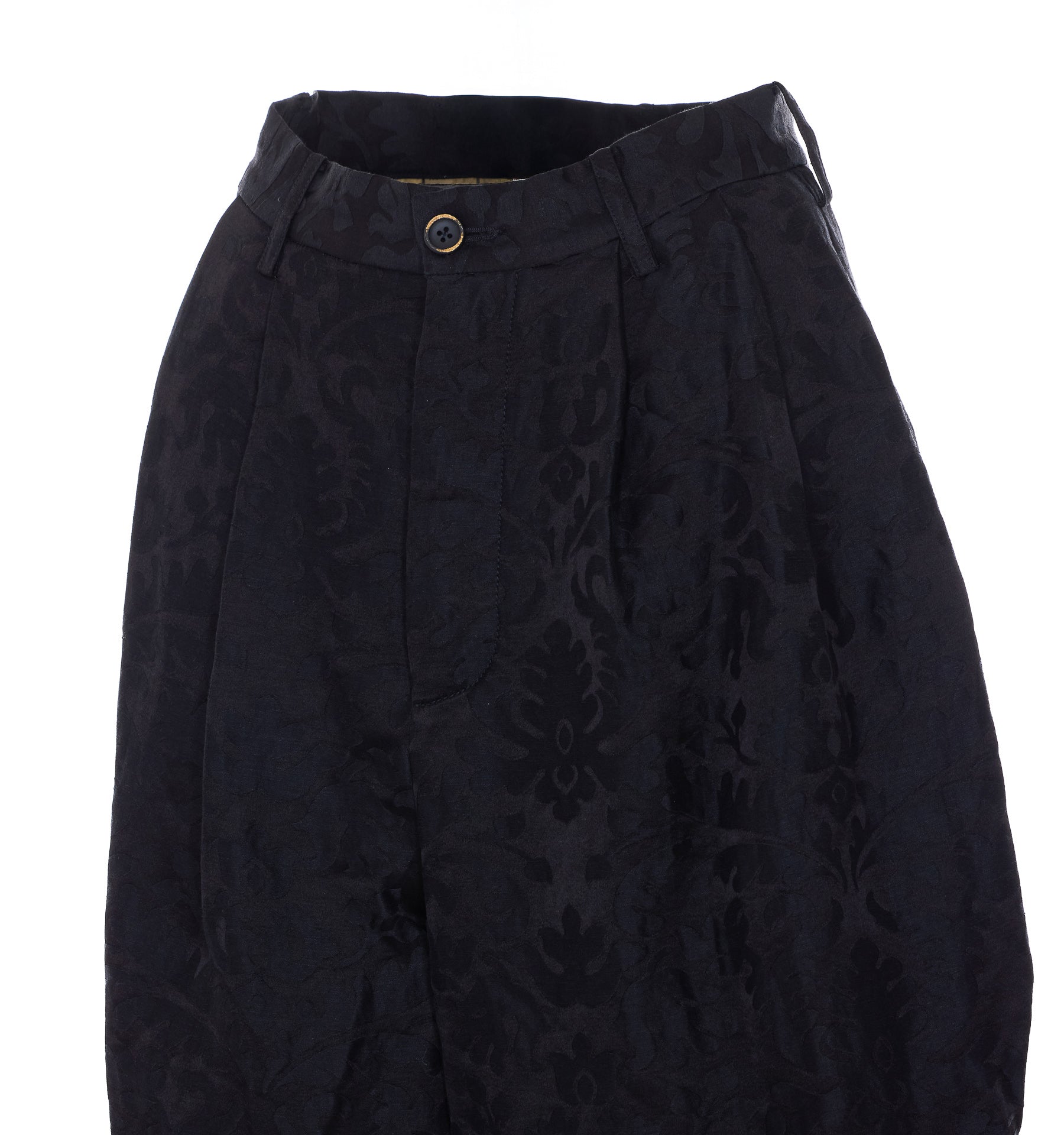 Uma Wang Trousers Black Linen