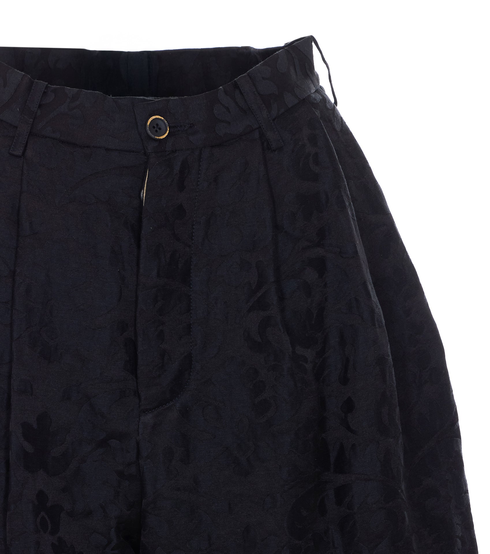 Uma Wang Trousers Black Linen