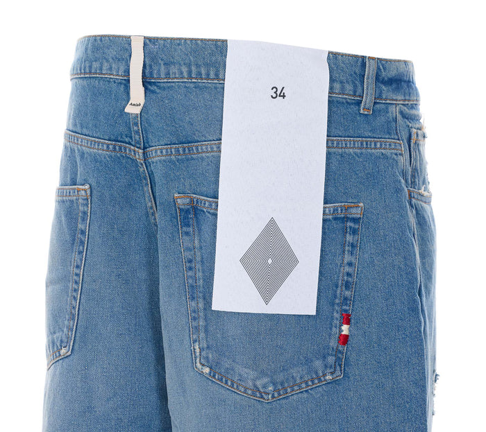 Amish Jeans Blue Cotton