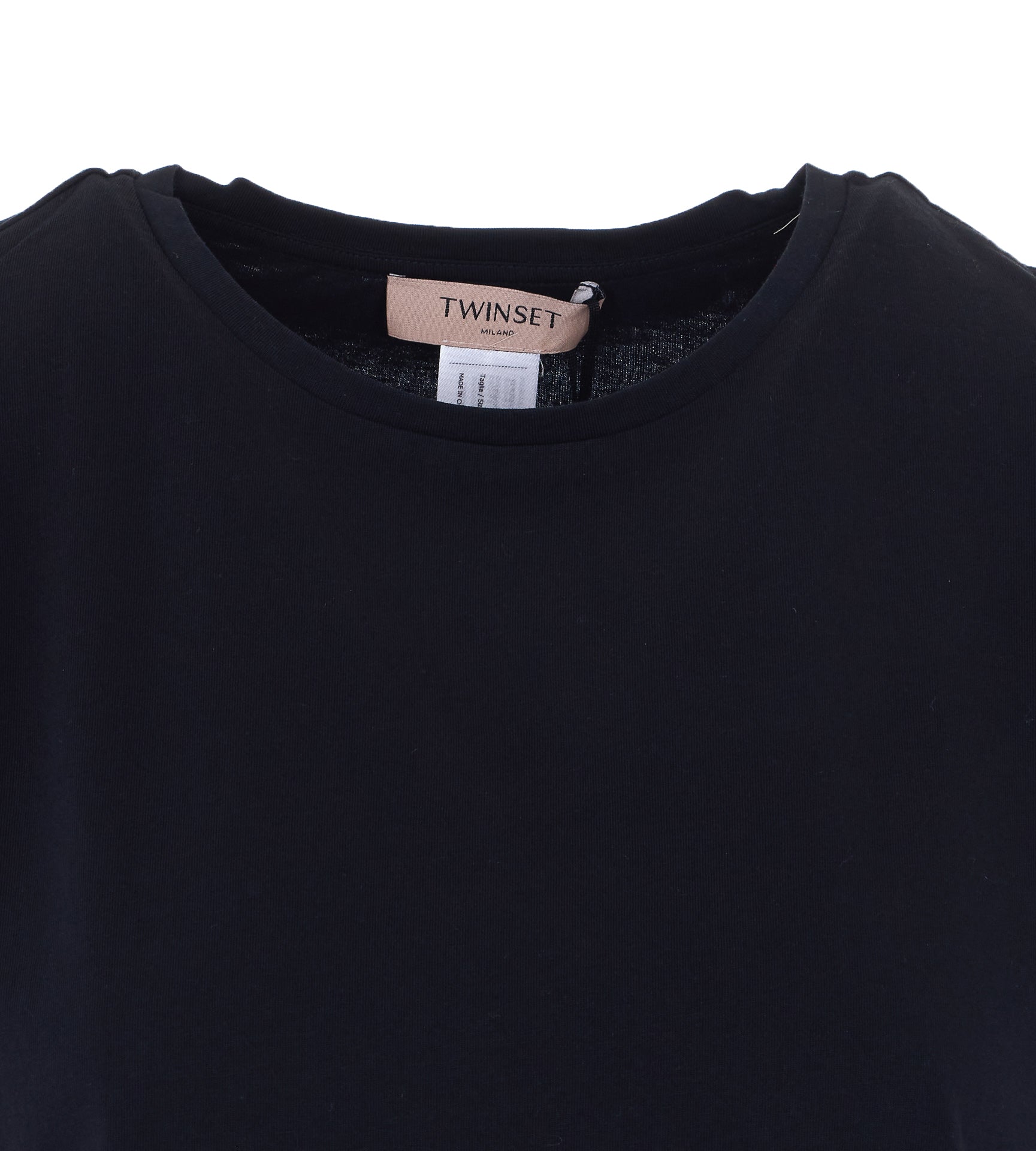 Twin-Set T-Shirts And Polos Black Cotton