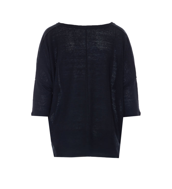 Not Shy T-Shirts And Polos Black Linen