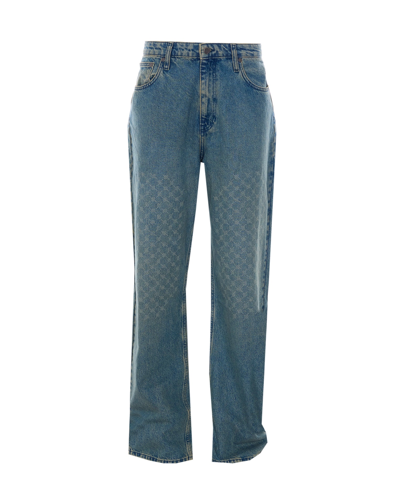 Daily Paper Uomo Jeans Blue Cotton