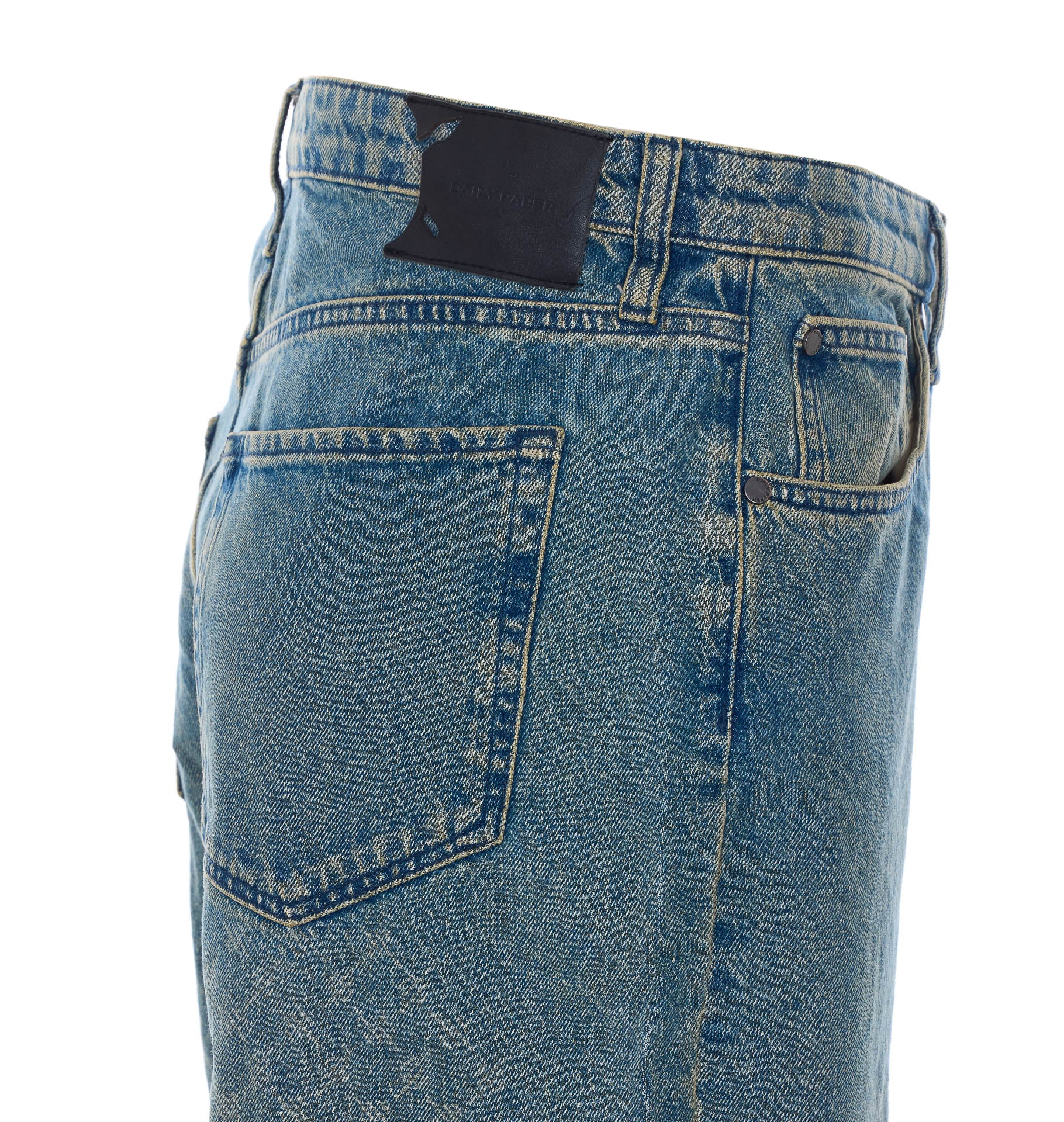 Daily Paper Uomo Jeans Blue Cotton