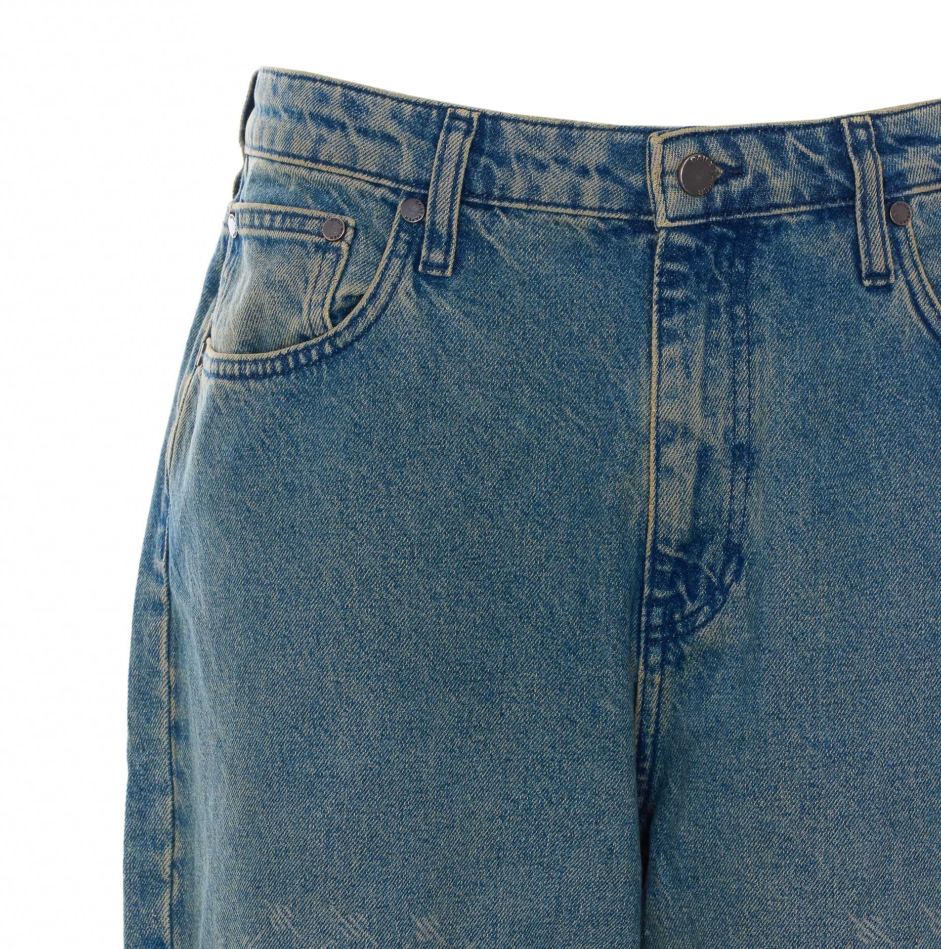 Daily Paper Uomo Jeans Blue Cotton