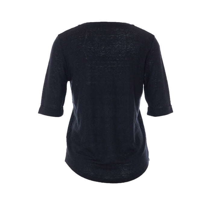 Not Shy T-Shirts And Polos Black Linen