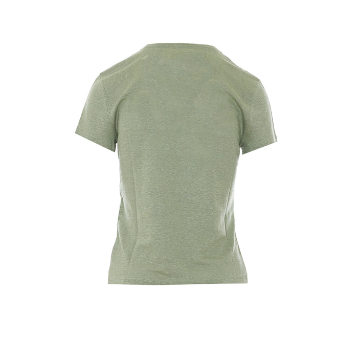 Not Shy T-Shirts And Polos Green Linen