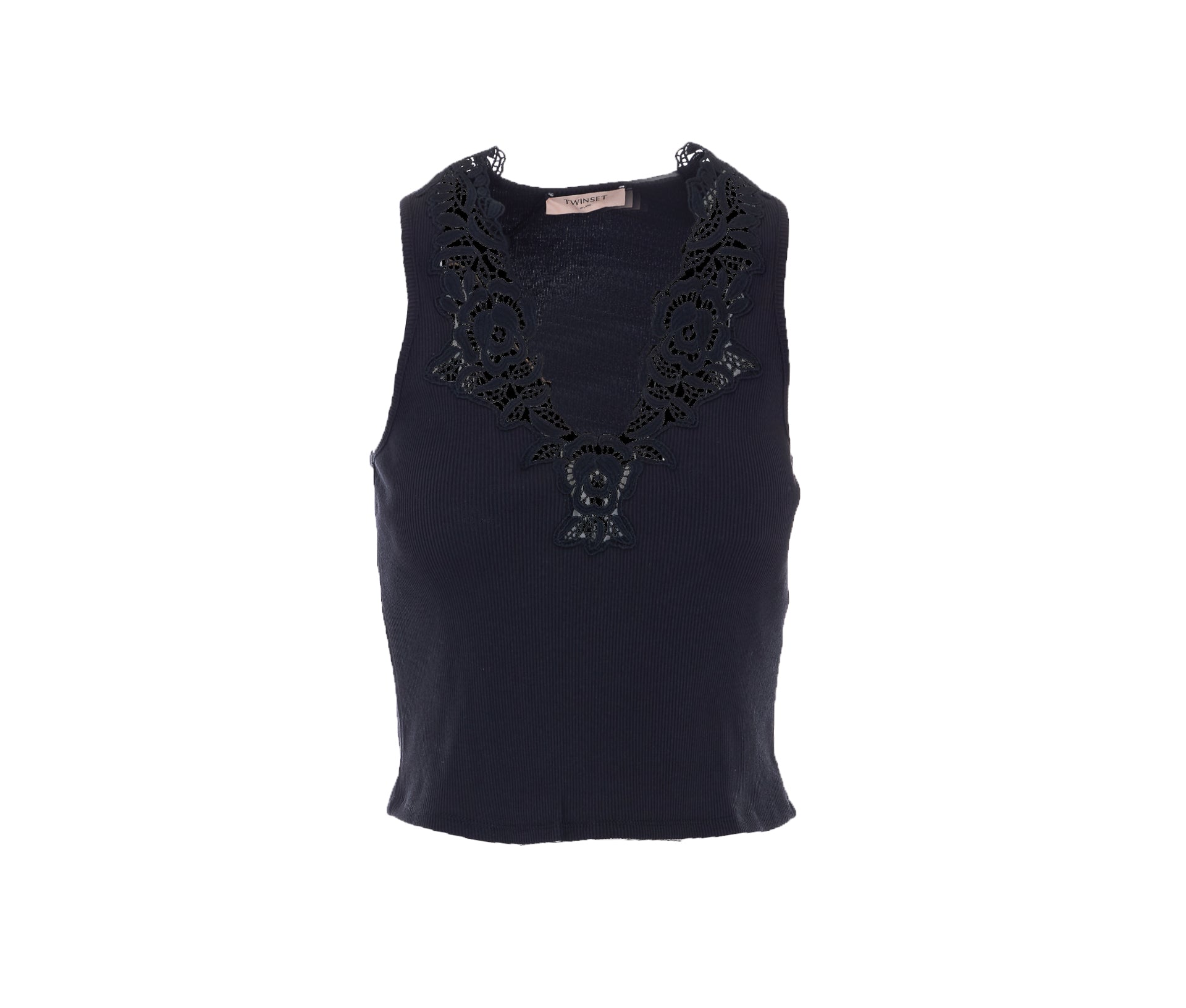 Twin-Set T-Shirts And Polos Black Cotton