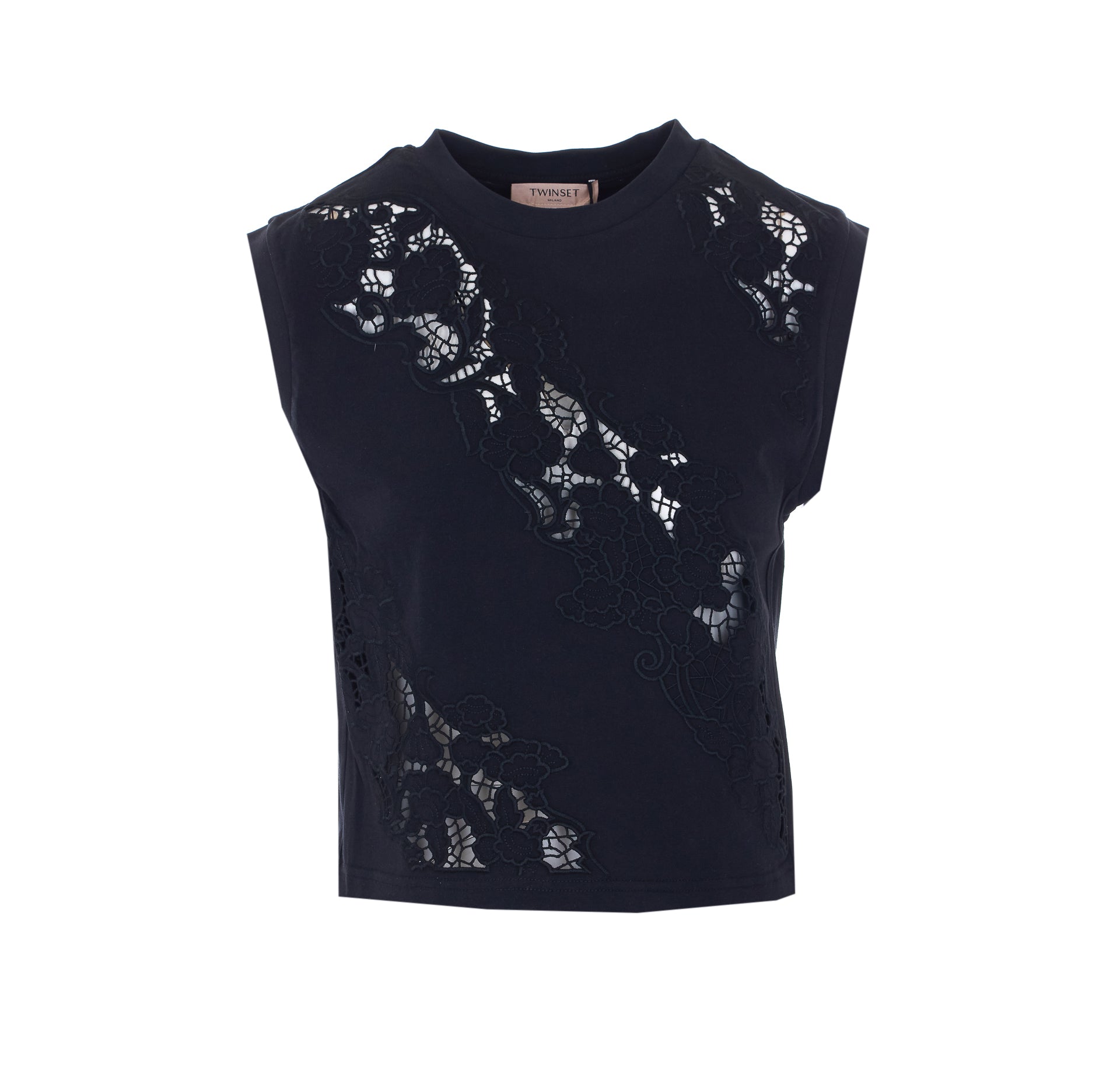 Twin-Set T-Shirts And Polos Black Cotton