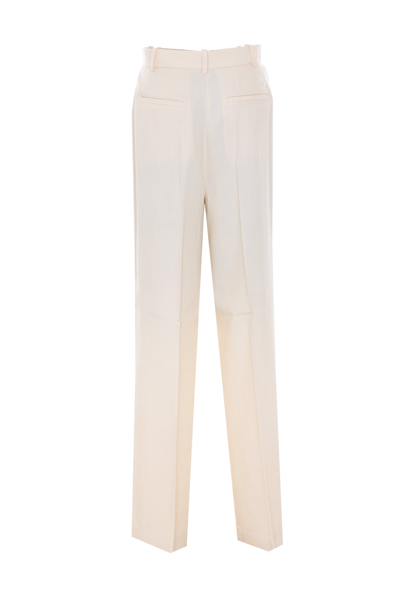 Pinko Trousers White Viscose