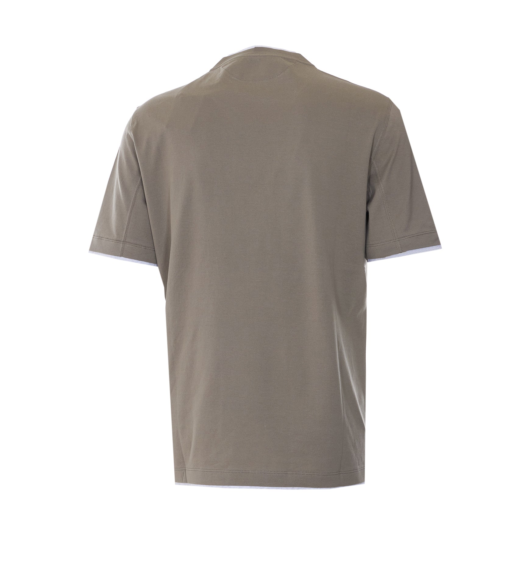 Brunello Cucinelli T-Shirts And Polos Beige Cotton