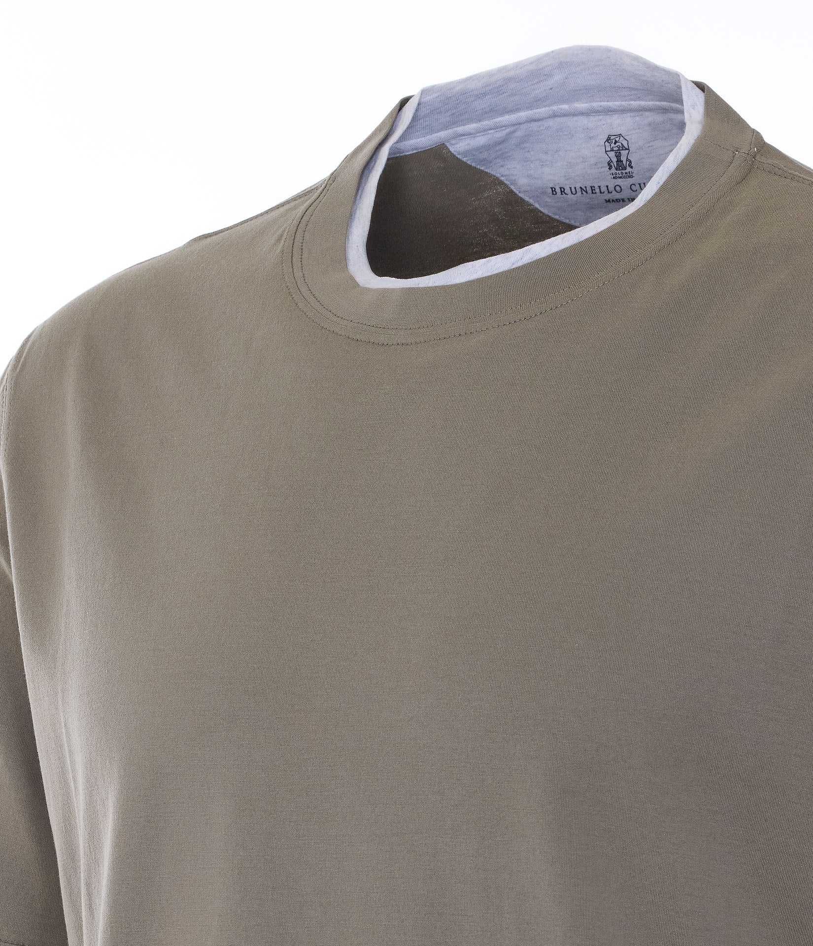 Brunello Cucinelli T-Shirts And Polos Beige Cotton