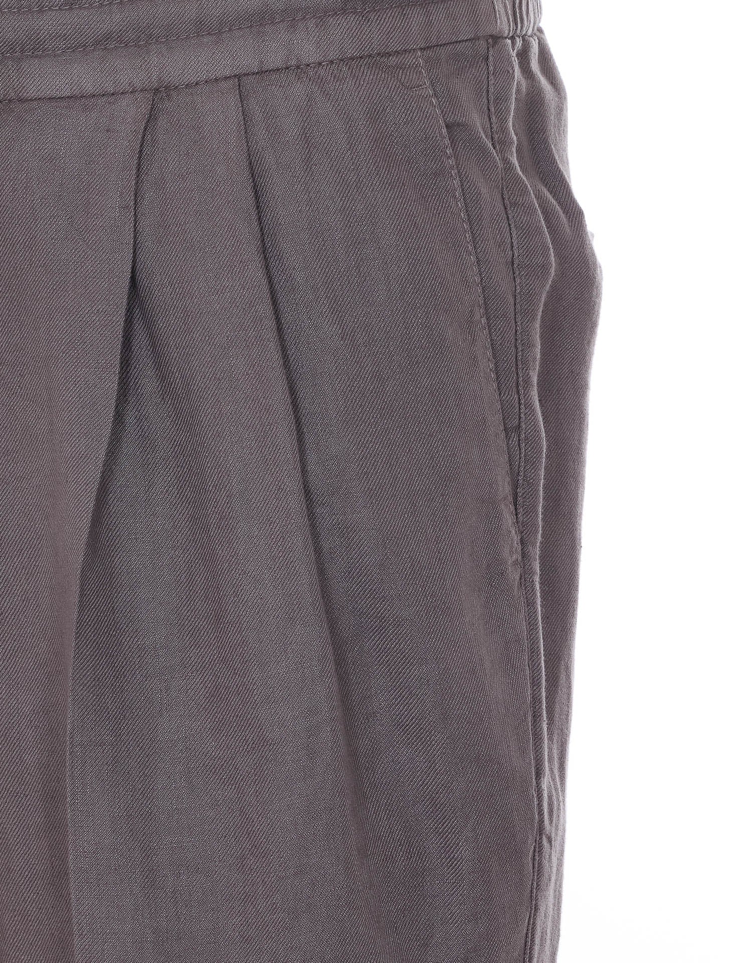 Brunello Cucinelli Trousers Grey Linen