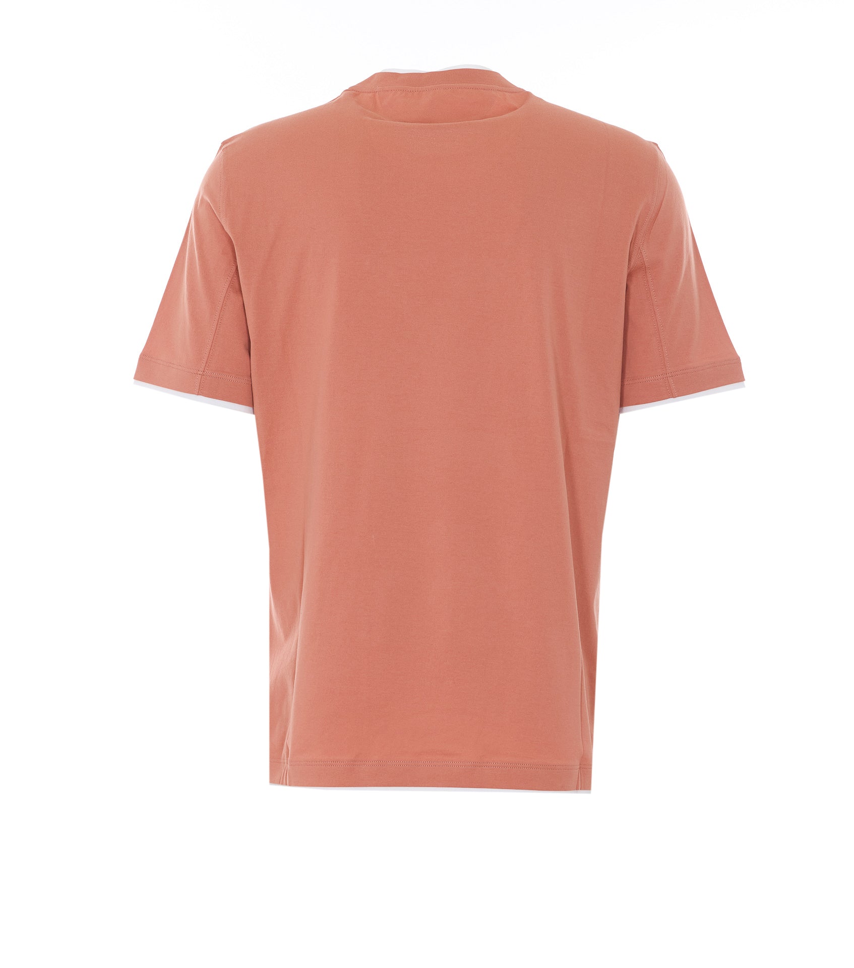 Brunello Cucinelli T-Shirts And Polos Orange Cotton