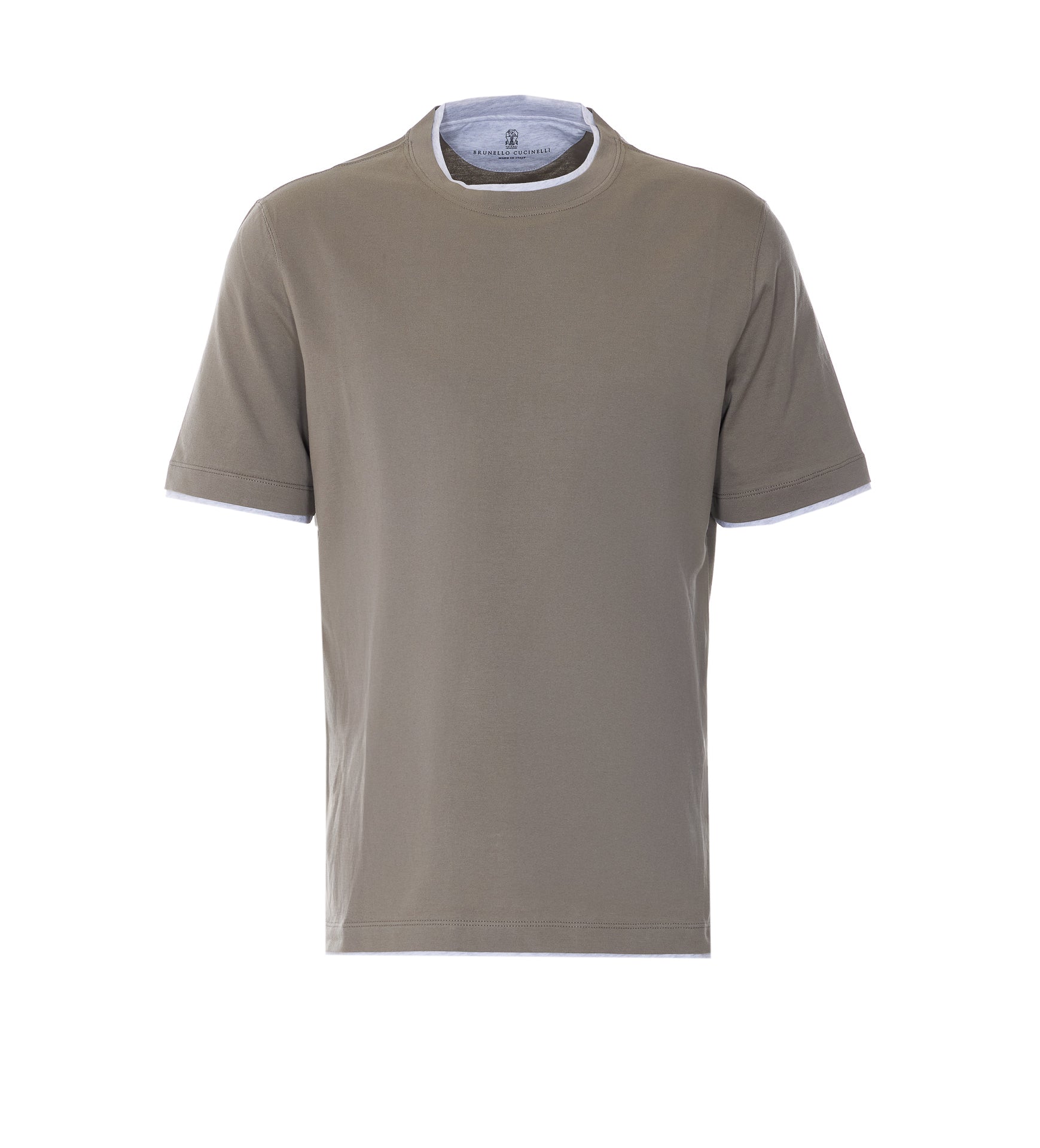 Brunello Cucinelli T-Shirts And Polos Beige Cotton