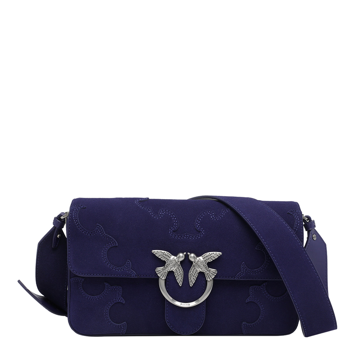 Pinko Bags Blue Calf Leather
