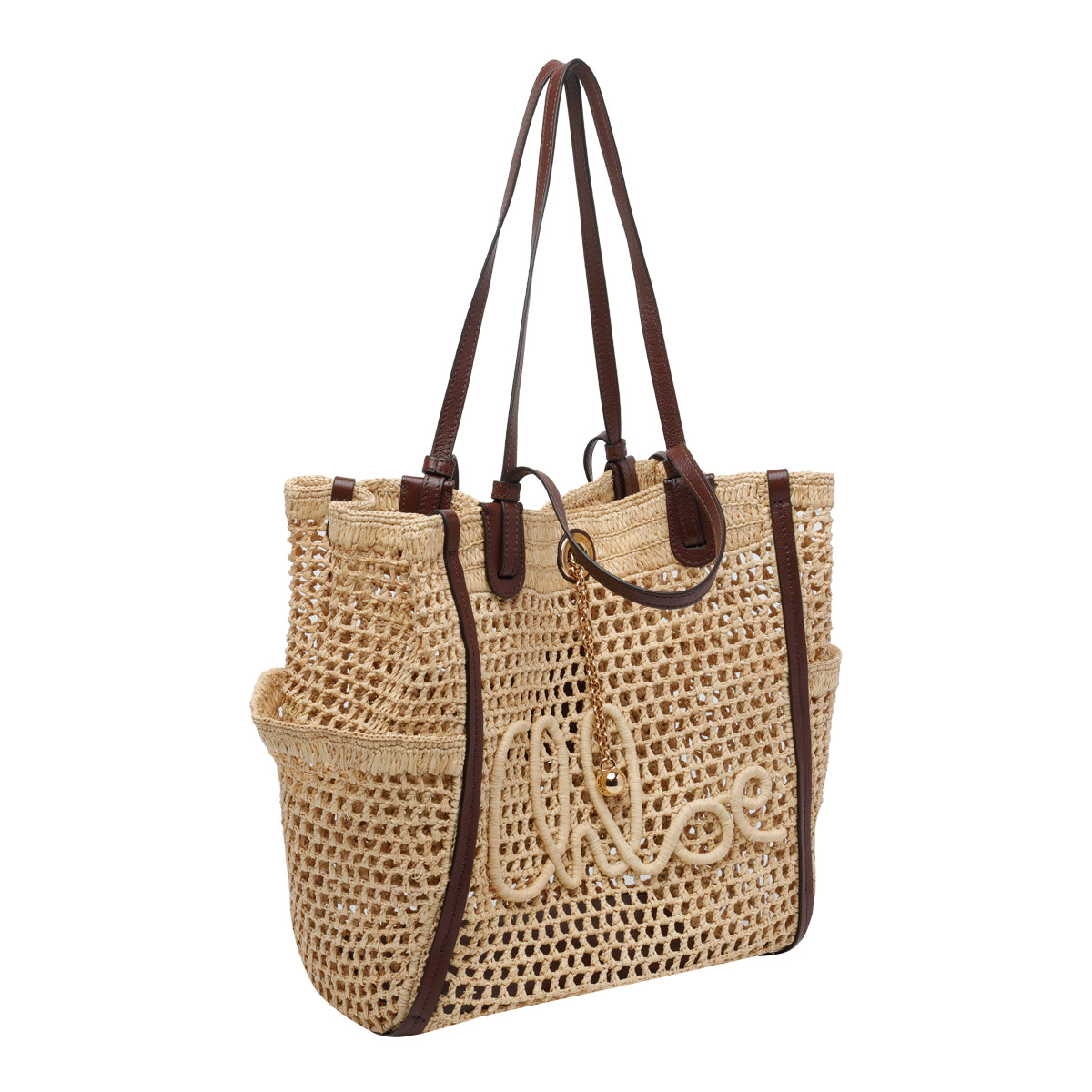 Chloè Bags Beige Rafia