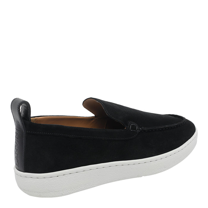 Lanvin Sneakers Black Suede Leather/rubber Sole