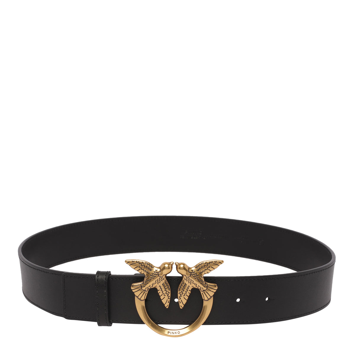 Pinko Belts Black Calf Leather