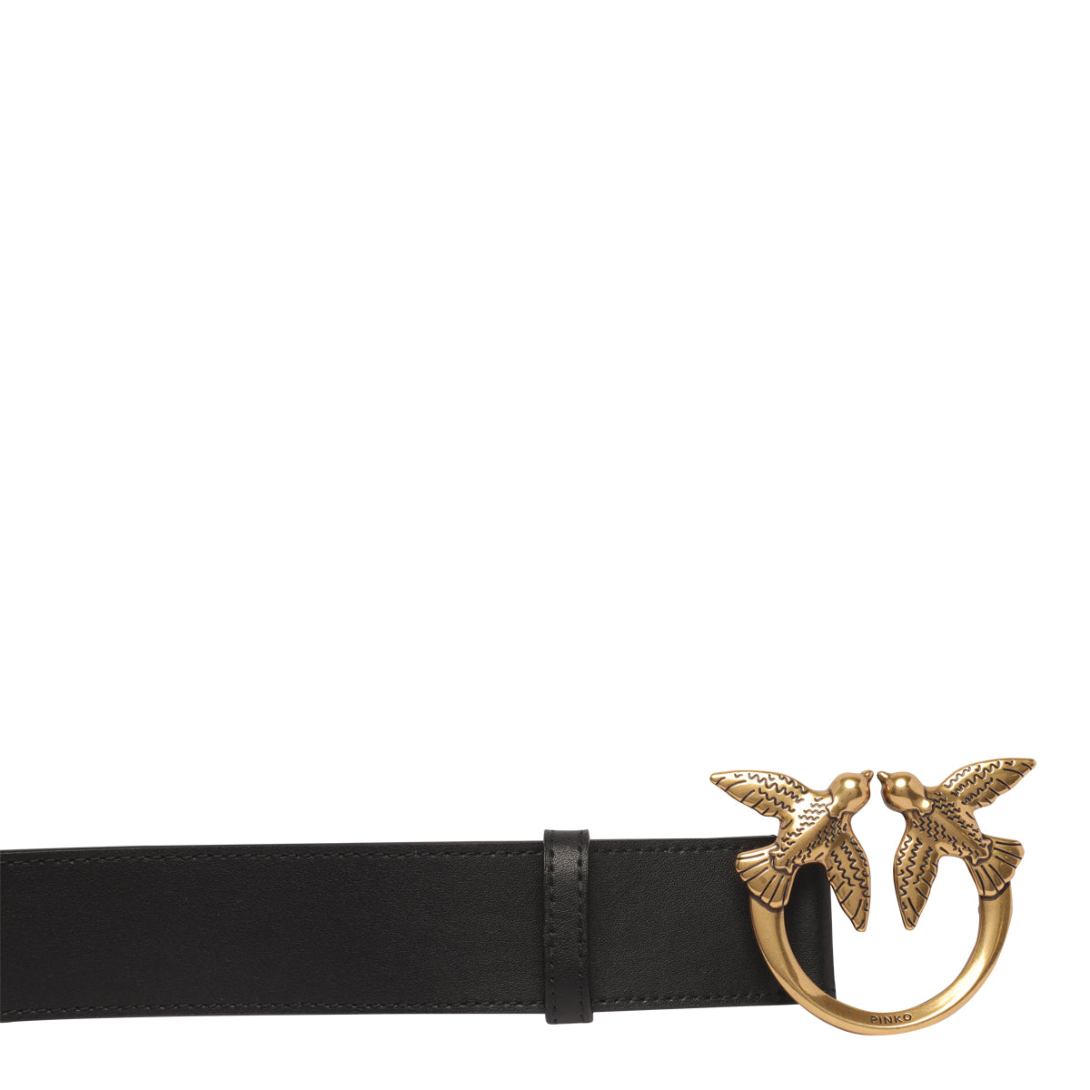 Pinko Belts Black Calf Leather