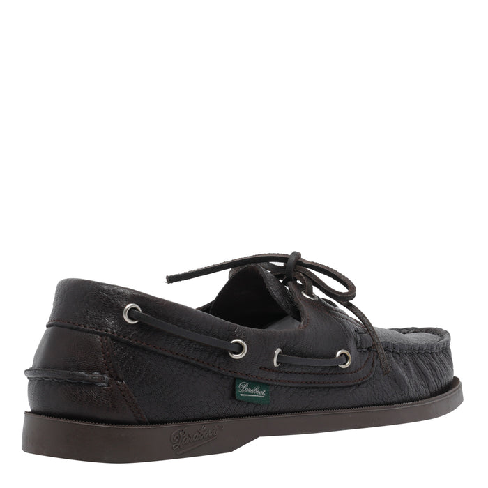 Paraboot Brown Calf Leather/rubber Sole