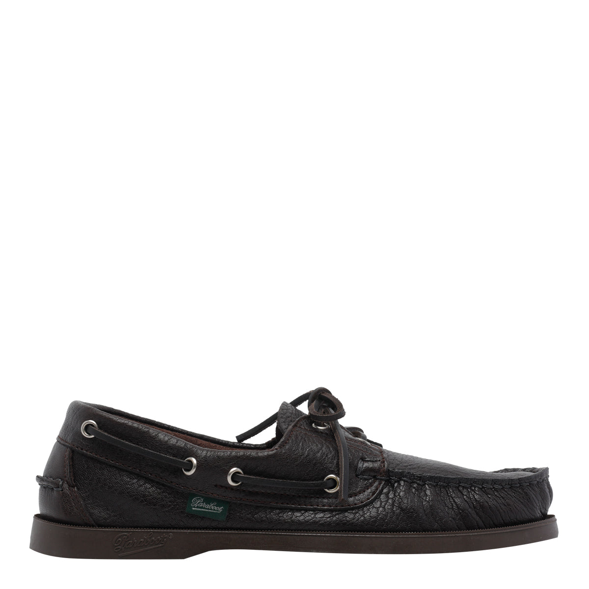 Paraboot Brown Calf Leather/rubber Sole