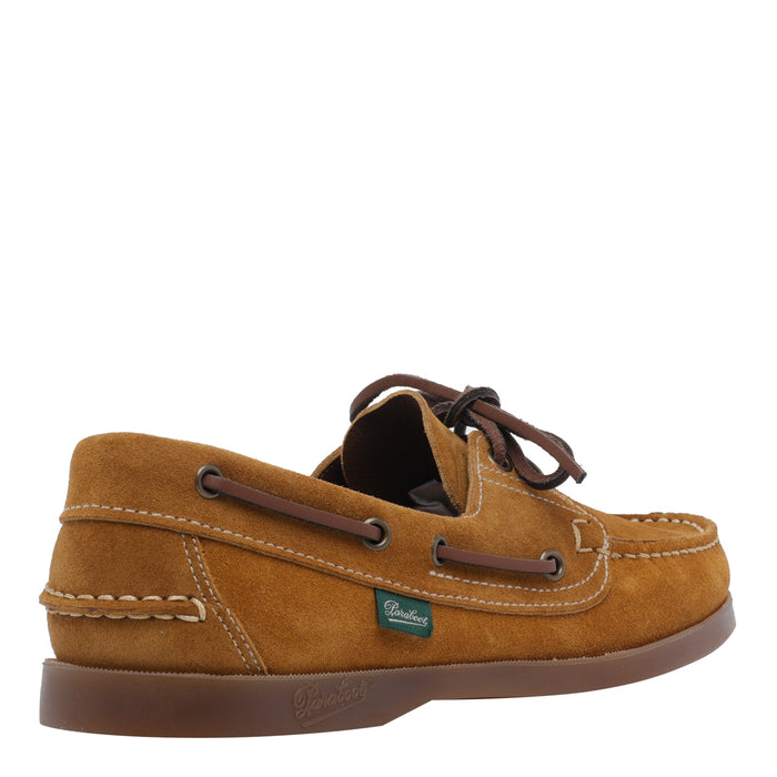 Paraboot Brown Suede Leather/rubber Sole