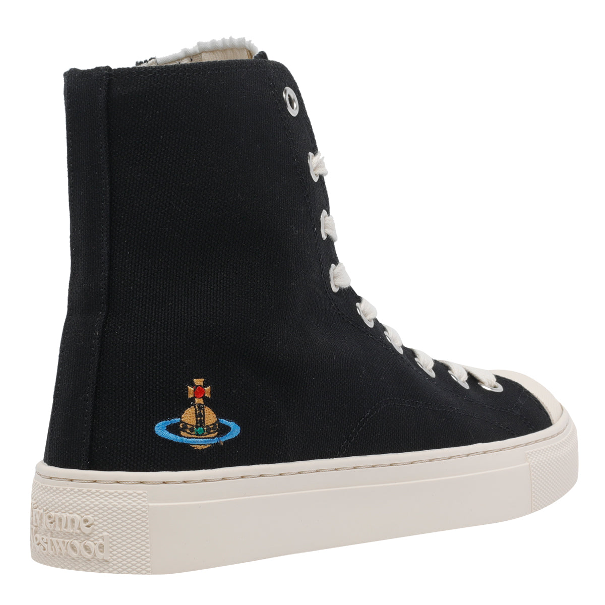 Vivienne Westwood Sneakers Black Fabric /rubber Sole