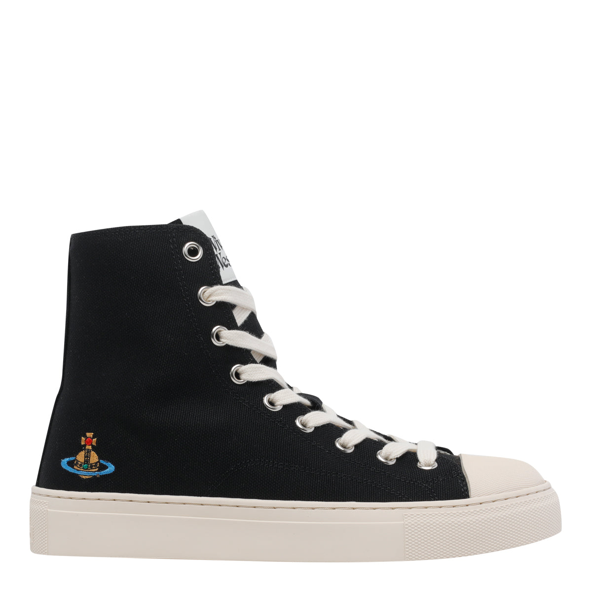 Vivienne Westwood Sneakers Black Fabric /rubber Sole