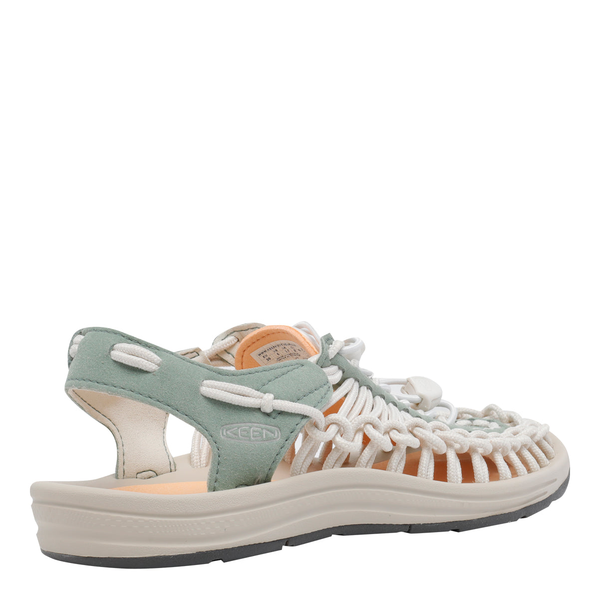 Keen White Fabric /rubber Sole