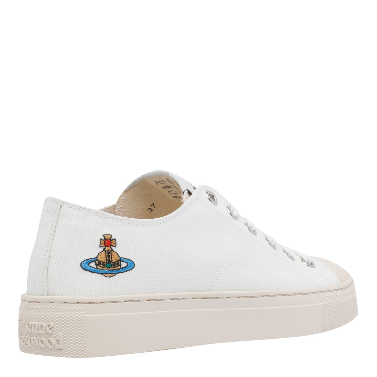 Vivienne Westwood Sneakers White Fabric /rubber Sole