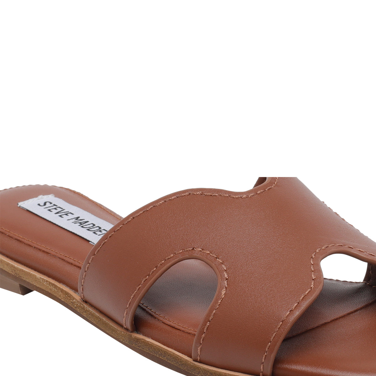 Steve Madden Sandals Brown Calf Leather/rubber Sole
