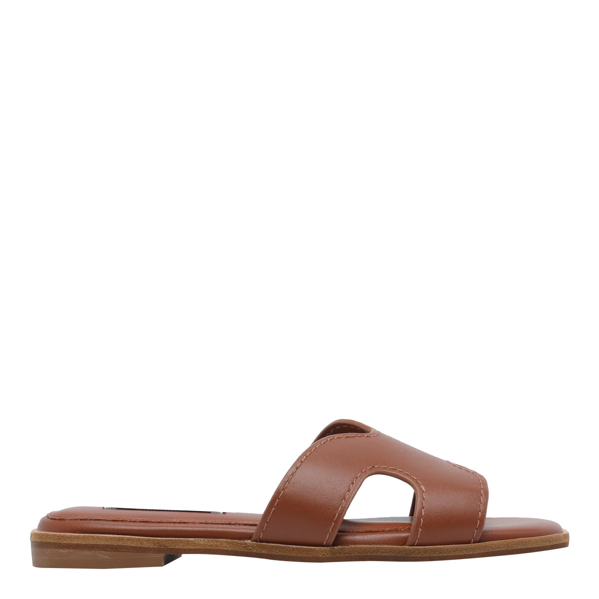 Steve Madden Sandals Brown Calf Leather/rubber Sole