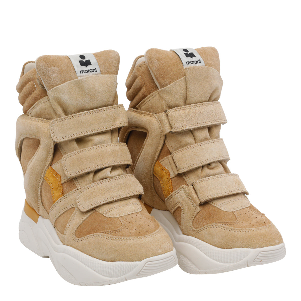 Isabel Marant Beige Suede Leather/rubber Sole