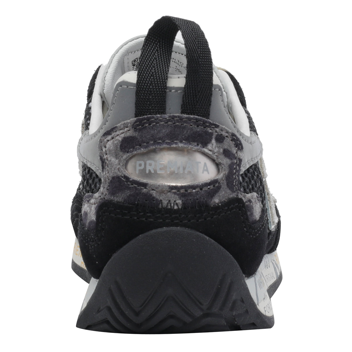 Premiata Sneakers Black Fabric /rubber Sole
