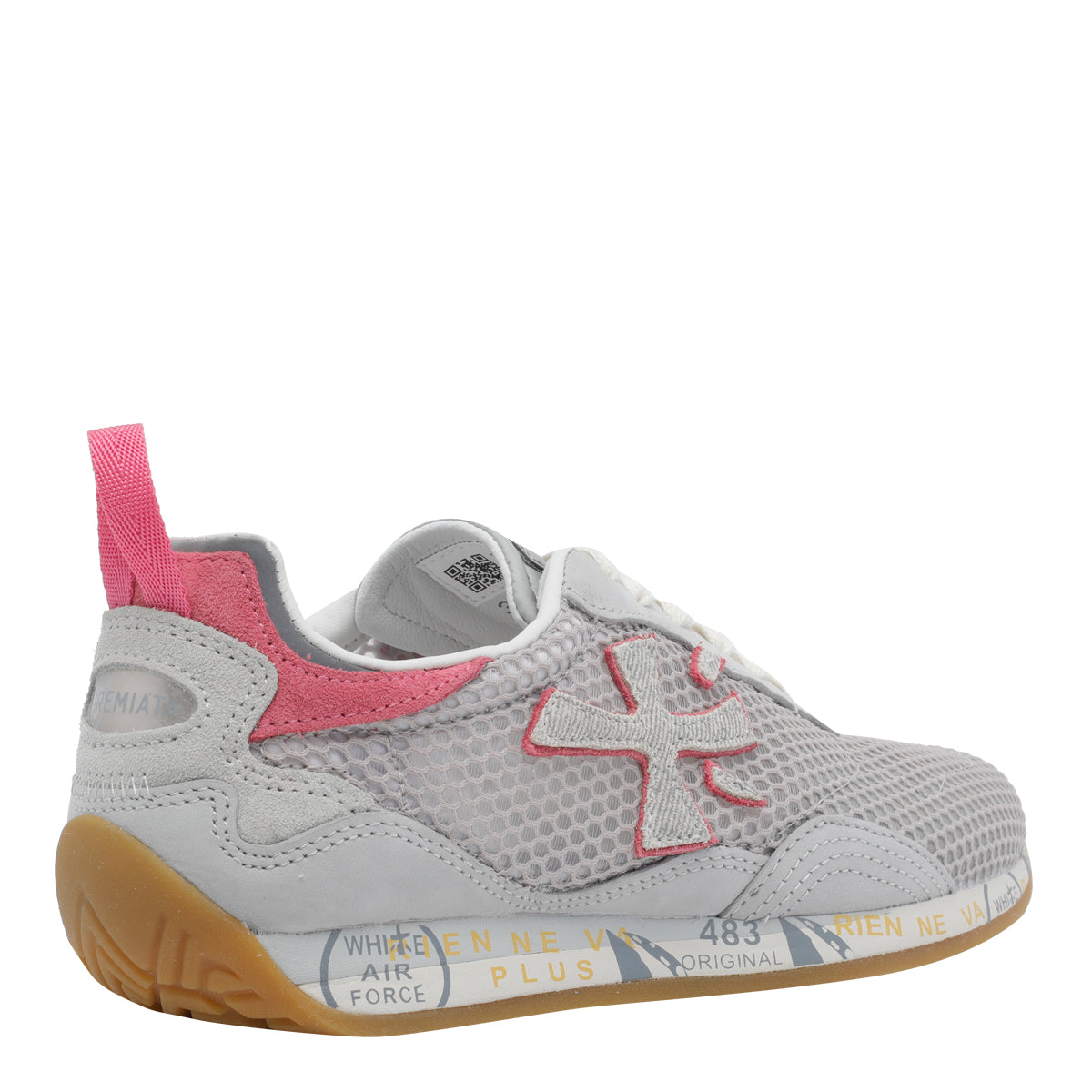Premiata Sneakers White Fabric /rubber Sole