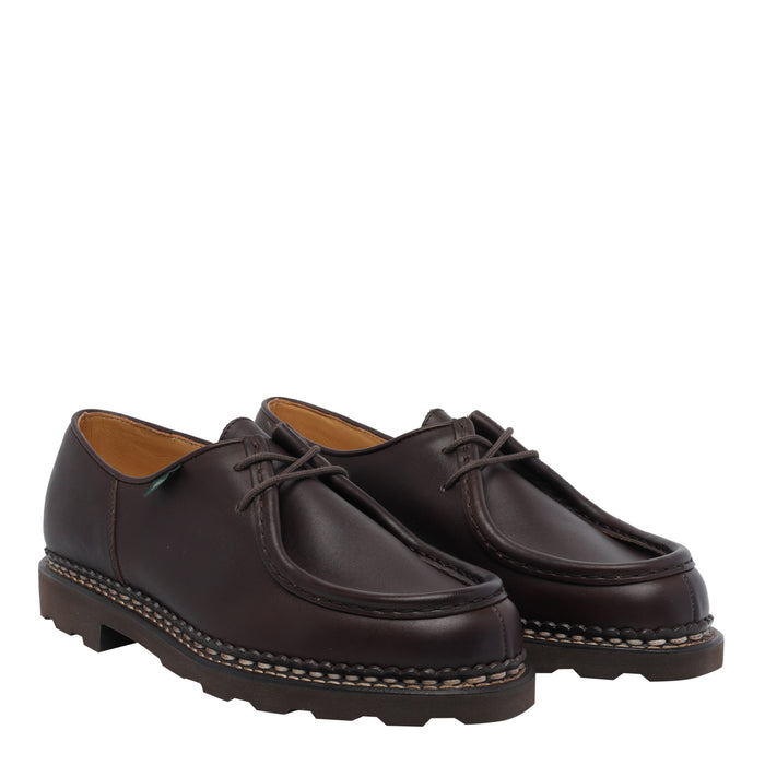 Paraboot Brown Calf Leather/rubber Sole