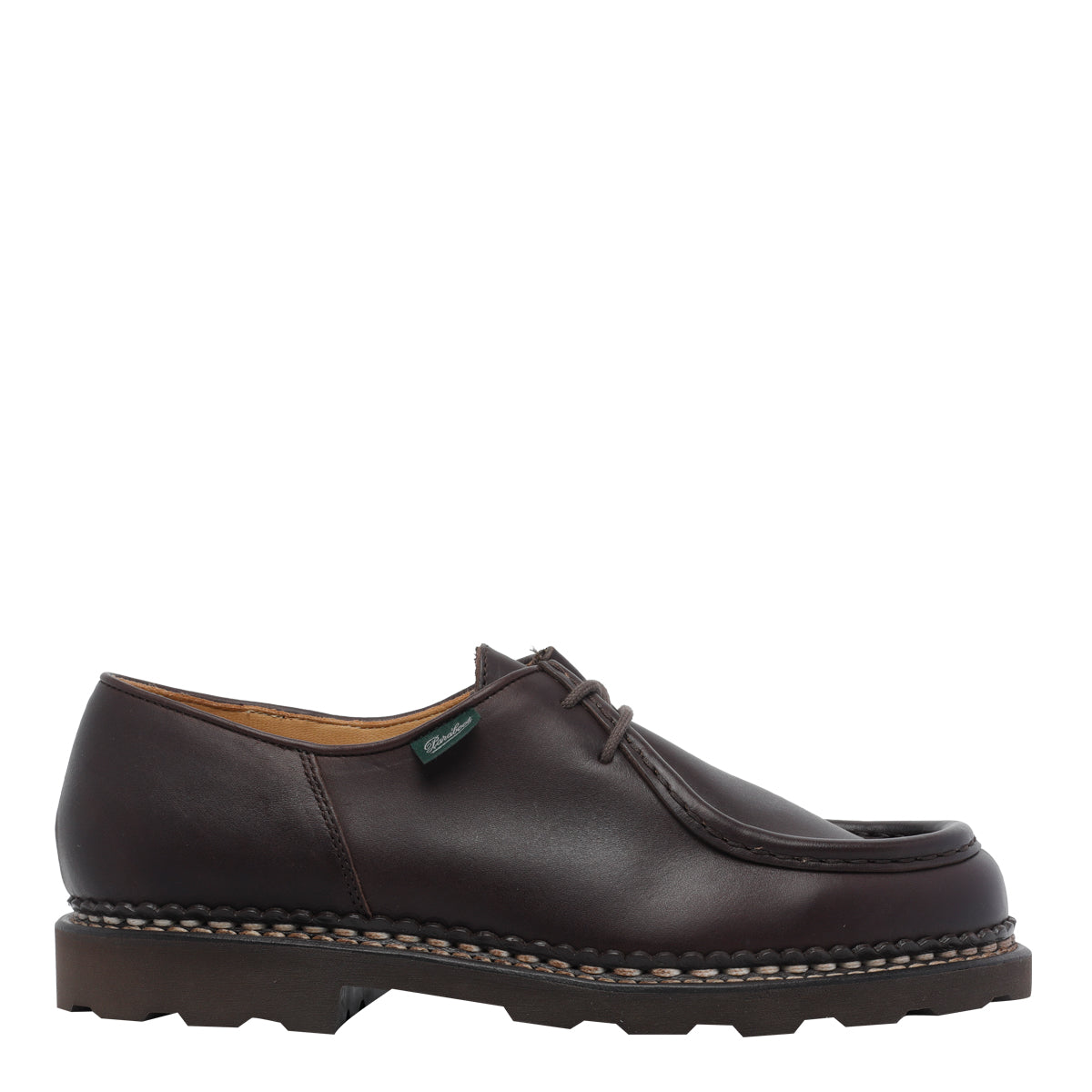 Paraboot Brown Calf Leather/rubber Sole