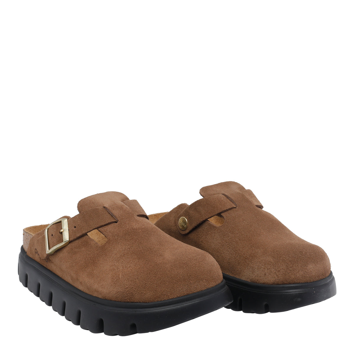 Birkenstock Brown Suede Leather/rubber Sole