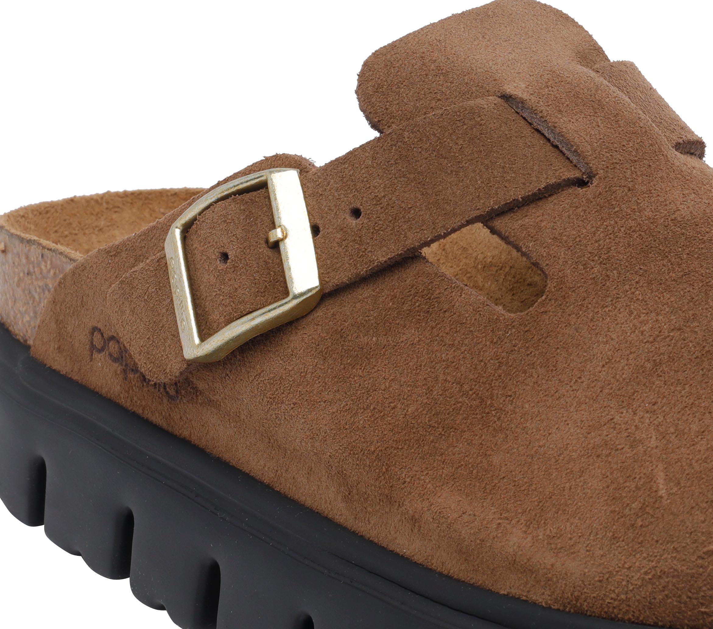 Birkenstock Brown Suede Leather/rubber Sole