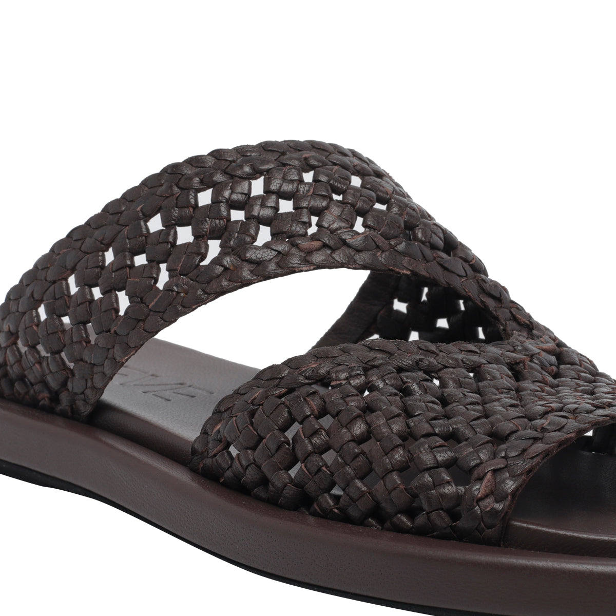 Poeve Sandals Brown Calf Leather/rubber Sole