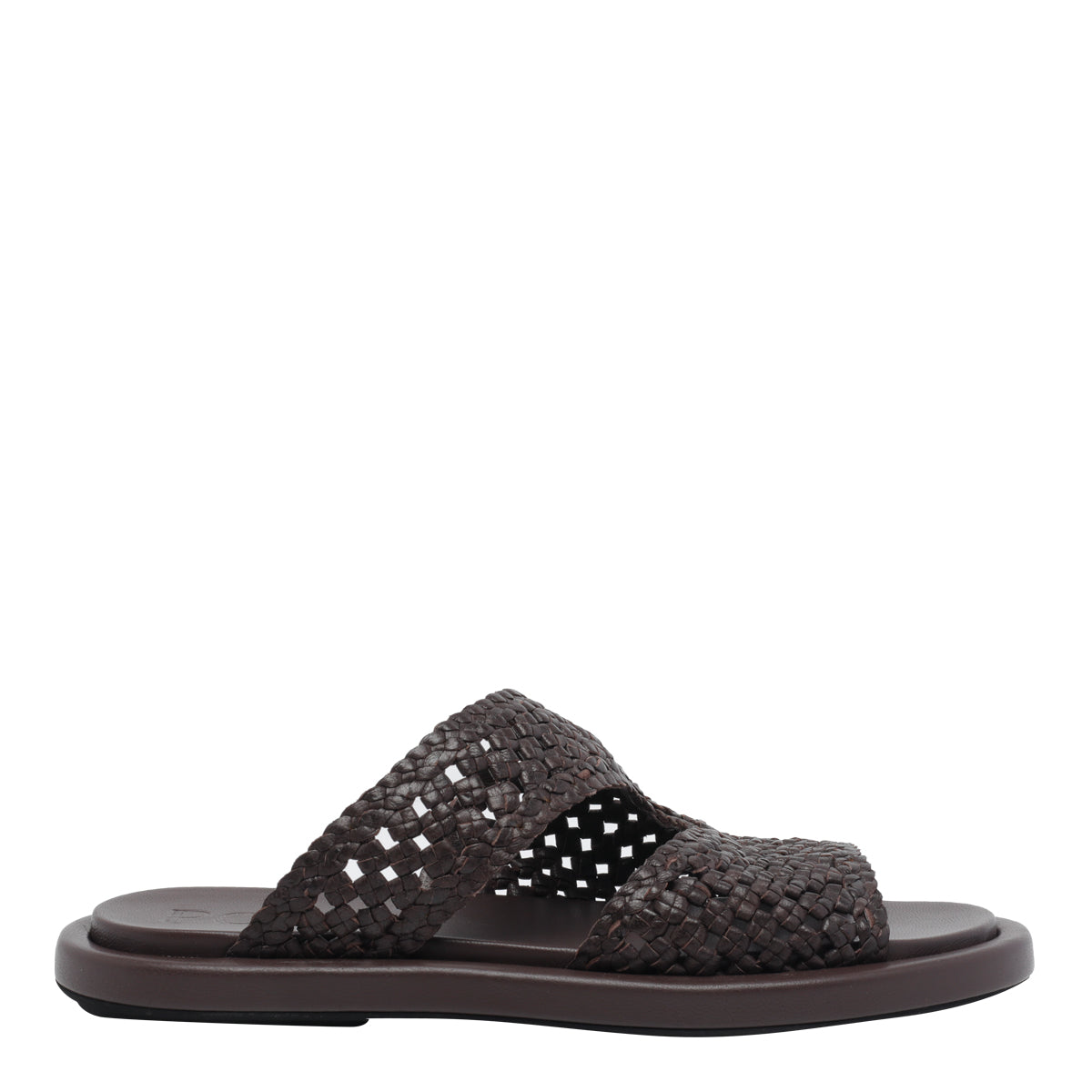 Poeve Sandals Brown Calf Leather/rubber Sole