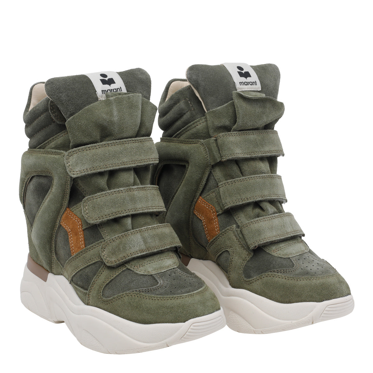 Isabel Marant Green Suede Leather/rubber Sole
