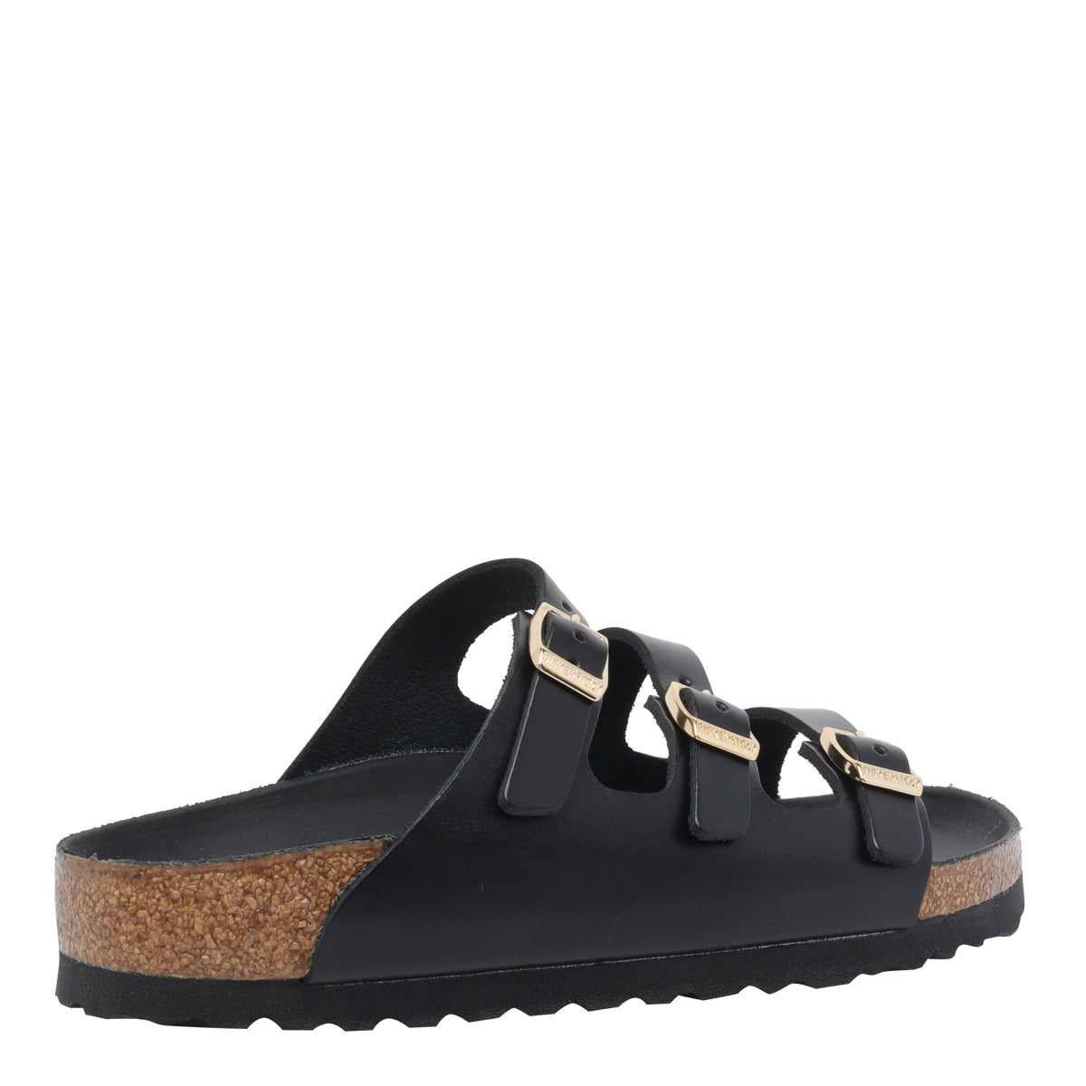 Birkenstock Black Calf Leather/rubber Sole